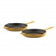 Gietijzer Set uit 2 delen Hosse, Dijon | Gietijzeren pan set |  |