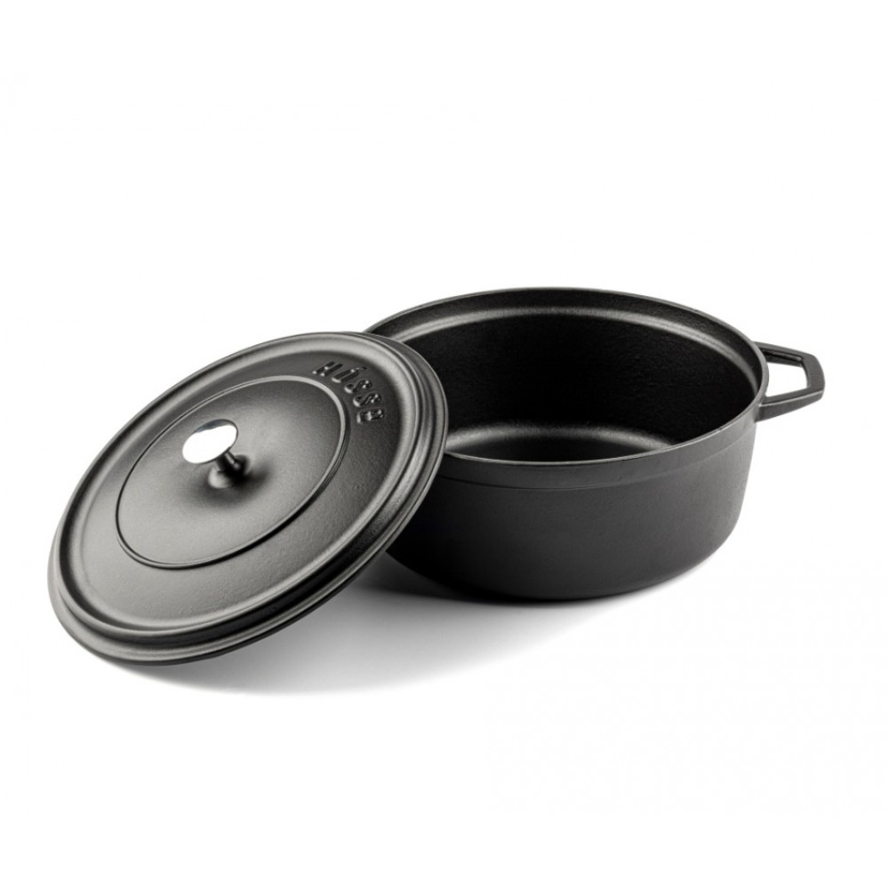 Gietijzer Set uit 3 delen Hosse, Black Onyx | Gietijzeren pan set |  |