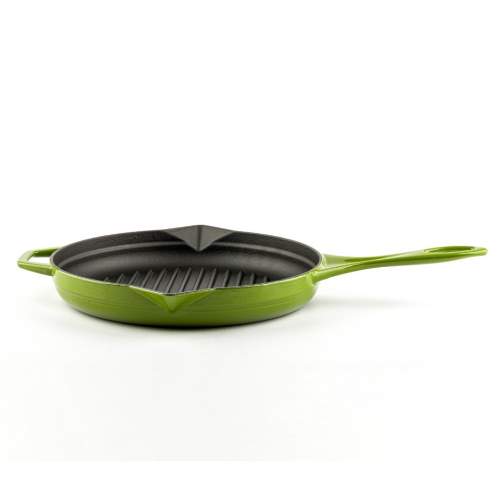 Gietijzer Set uit 2 delen Hosse, Bamboo | Gietijzeren pan set |  |