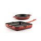 Gietijzer Set uit 2 delen Hosse, Rubin | Gietijzeren pan set |  |
