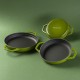 Gietijzer Set uit 3 delen Hosse, Bamboo | Gietijzeren pan set |  |