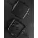 Gietijzer Set uit 2 delen Hosse, Black Onyx | Gietijzeren pan set |  |