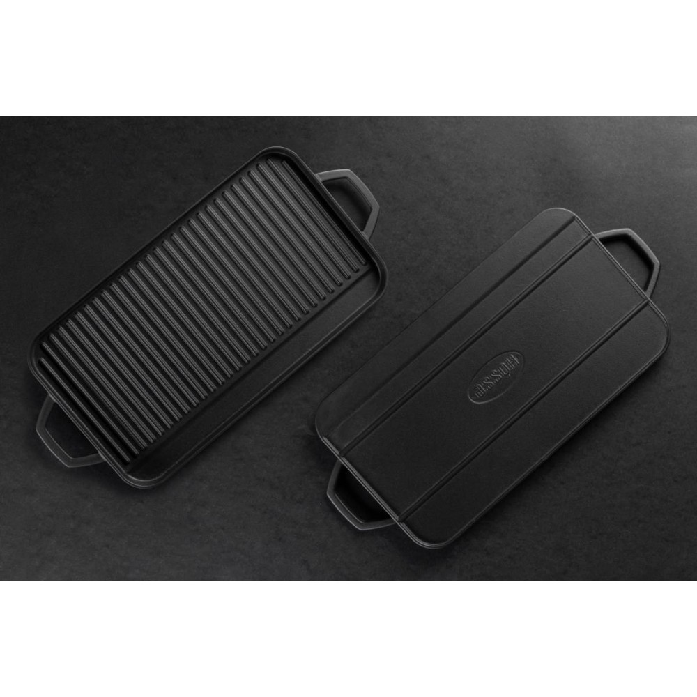 Grote gietijzeren grillplaat Hosse, 25x44cm | Alle producten |  |