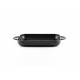 Rechthoekige gietijzeren grillpan met twee handvatten Hosse, 26x32cm | Alle producten |  |
