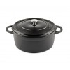 Diepe gietijzeren pot Solagio, Black Onyx, Ф24