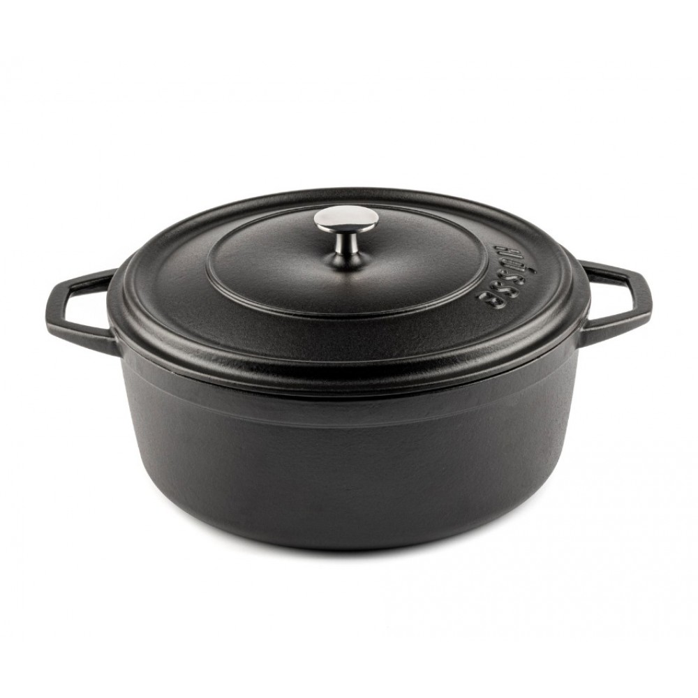 Diepe gietijzeren pot Hosse, Black Onyx, Ф28