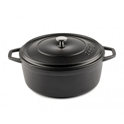 Diepe gietijzeren pot Hosse, Black Onyx, Ф28 - Productenvergelijking