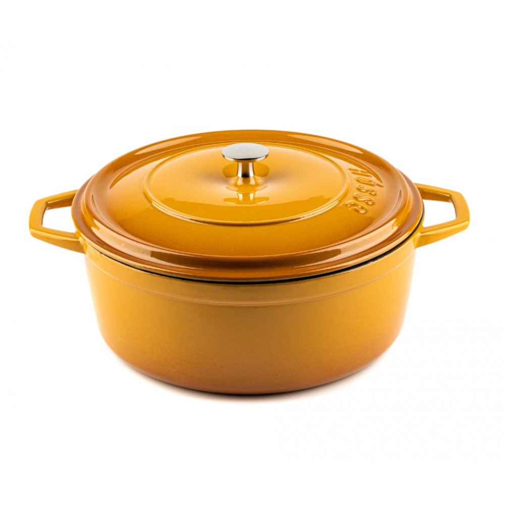 Diepe gietijzeren pot Hosse, Dijon, Ф28