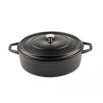 Ondiepe gietijzeren pot Hosse, Black Onyx, Ф26 - Productenvergelijking
