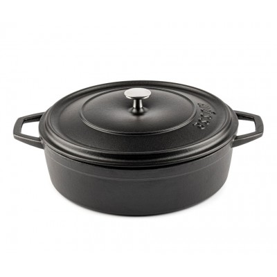 Ondiepe gietijzeren pot Hosse, Black Onyx, Ф28 - Productenvergelijking