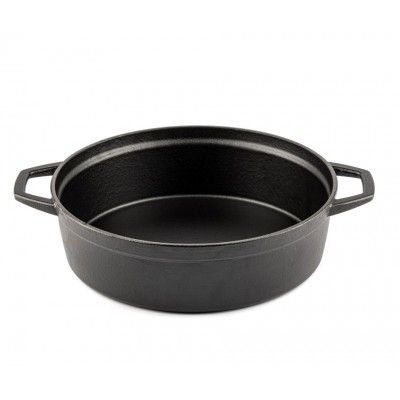 Ondiepe gietijzeren pot Hosse, Black Onyx, Ф28 - Productenvergelijking