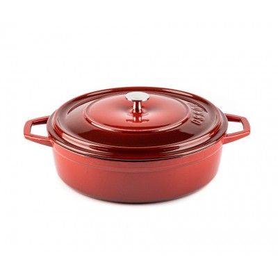 Ondiepe gietijzeren pot Hosse, Rubin, Ф26 - Productenvergelijking