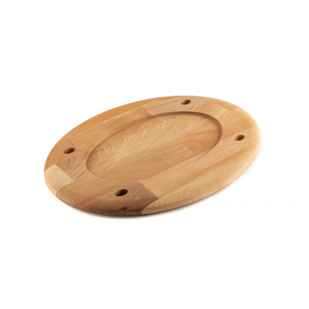 Houten onderzetter voor ovaal bord Hosse HSOISK2533, 25x33cm | Alle producten |  |