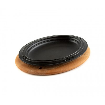 Houten onderzetter voor ovaal bord Hosse HSOISK2533, 25x33cm - Hosse