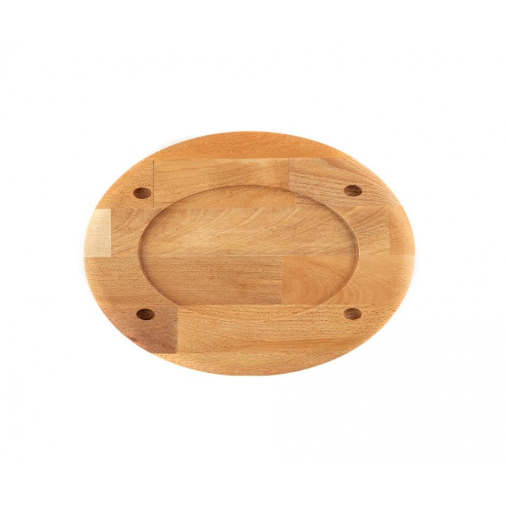 Houten onderzetter voor ovaal bord Hosse HSOISK2533, 25x33cm | Alle producten |  |