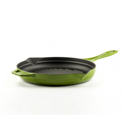 Geëmailleerde grillpan gietijzer Hosse, Bamboo, Ф24cm - Productenvergelijking