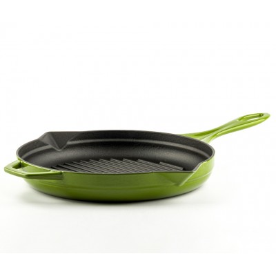 Geëmailleerde grillpan gietijzer Hosse, Bamboo, Ф28cm - Productenvergelijking