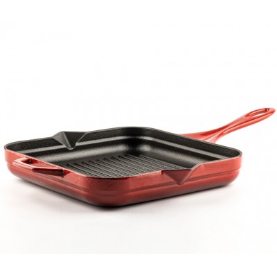 Geëmailleerde grillpan gietijzer Hosse, Rubin, 28x28cm - Productenvergelijking