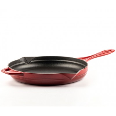 Geëmailleerde gietijzeren pan Hosse, Rubin, Ф28cm - Productenvergelijking