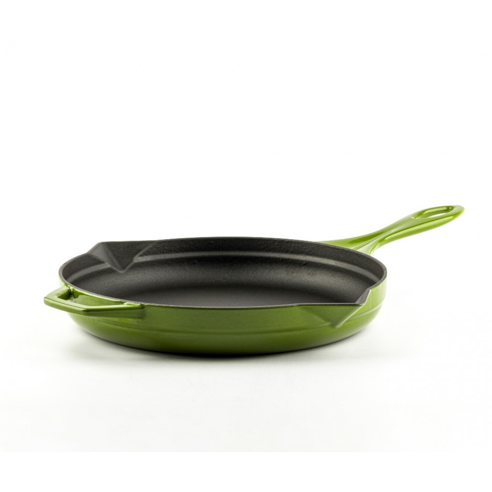 Geëmailleerde gietijzeren pan Hosse, Bamboo, Ф24cm