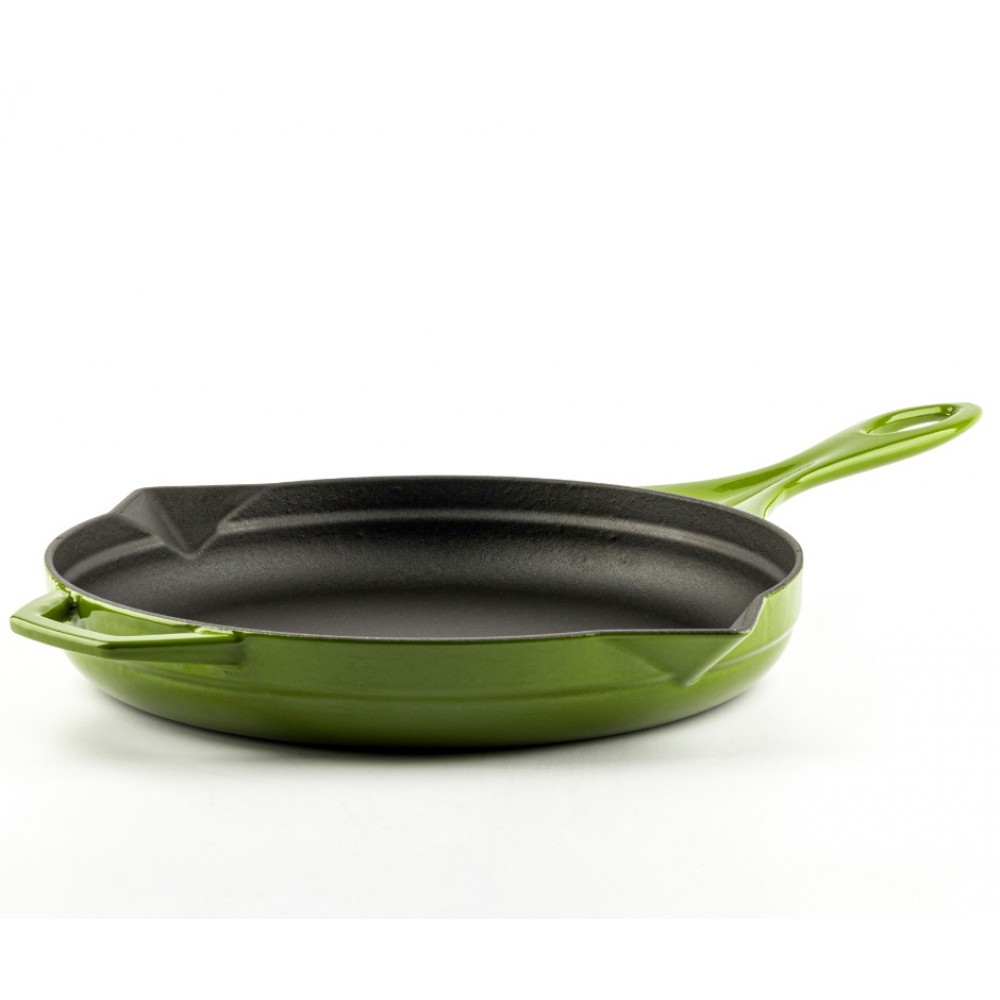 Geëmailleerde gietijzeren pan Hosse, Bamboo, Ф28cm