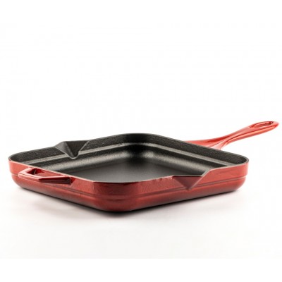 Geëmailleerde gietijzeren pan Hosse, Rubin, 28x28cm - Productenvergelijking