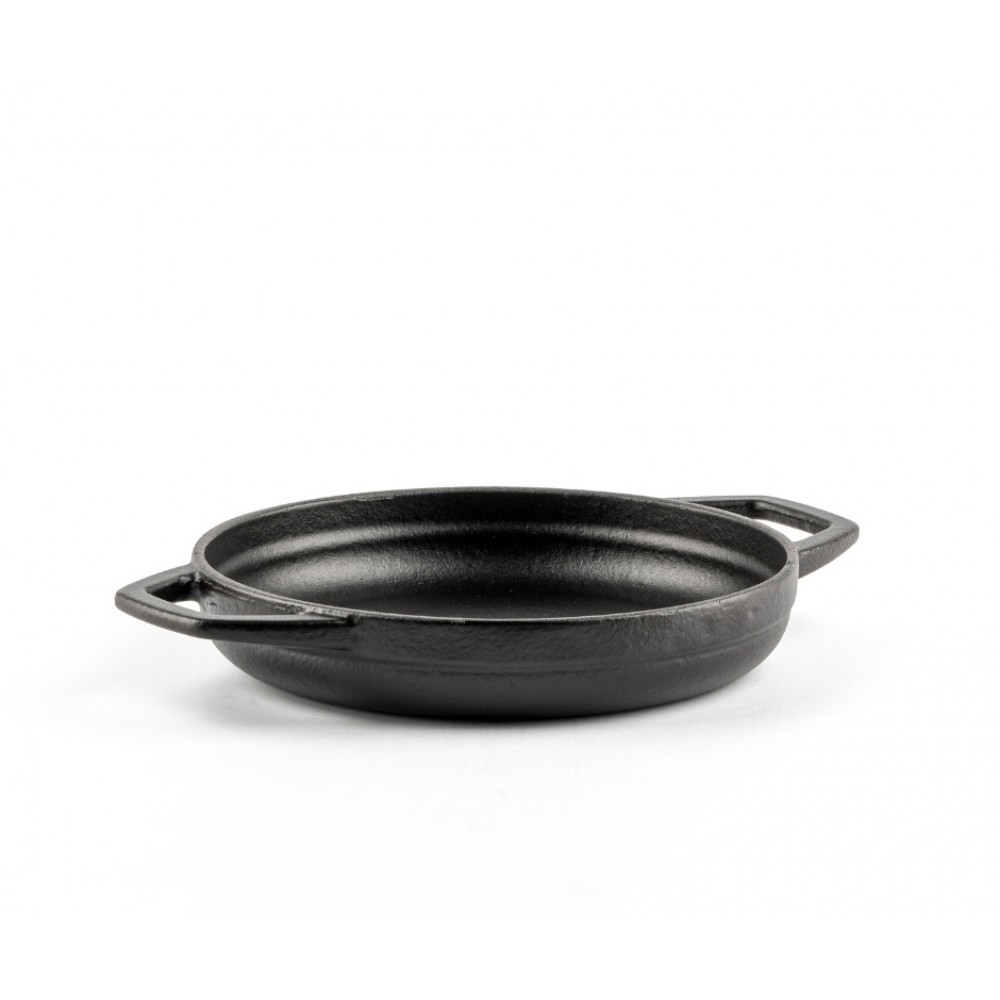 Geëmailleerde gietijzeren pan met twee handvatten Hosse, Black Onyx, Ф16cm