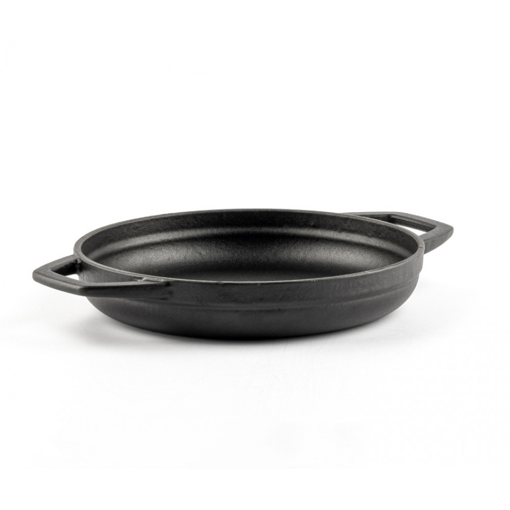 Geëmailleerde gietijzeren pan met twee handvatten Hosse, Black Onyx, Ф19cm