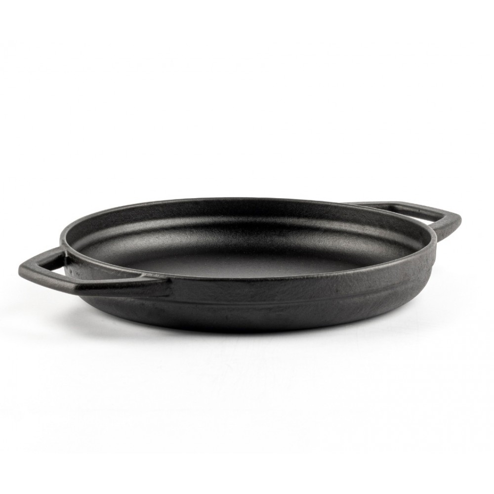 Geëmailleerde gietijzeren pan met twee handvatten Hosse, Black Onyx, Ф22cm
