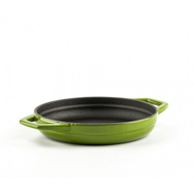 Geëmailleerde gietijzeren pan met twee handvatten Hosse, Bamboo, Ф16cm - Productenvergelijking