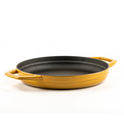 Geëmailleerde gietijzeren pan met twee handvatten Hosse, Dijon, Ф22cm - Productenvergelijking