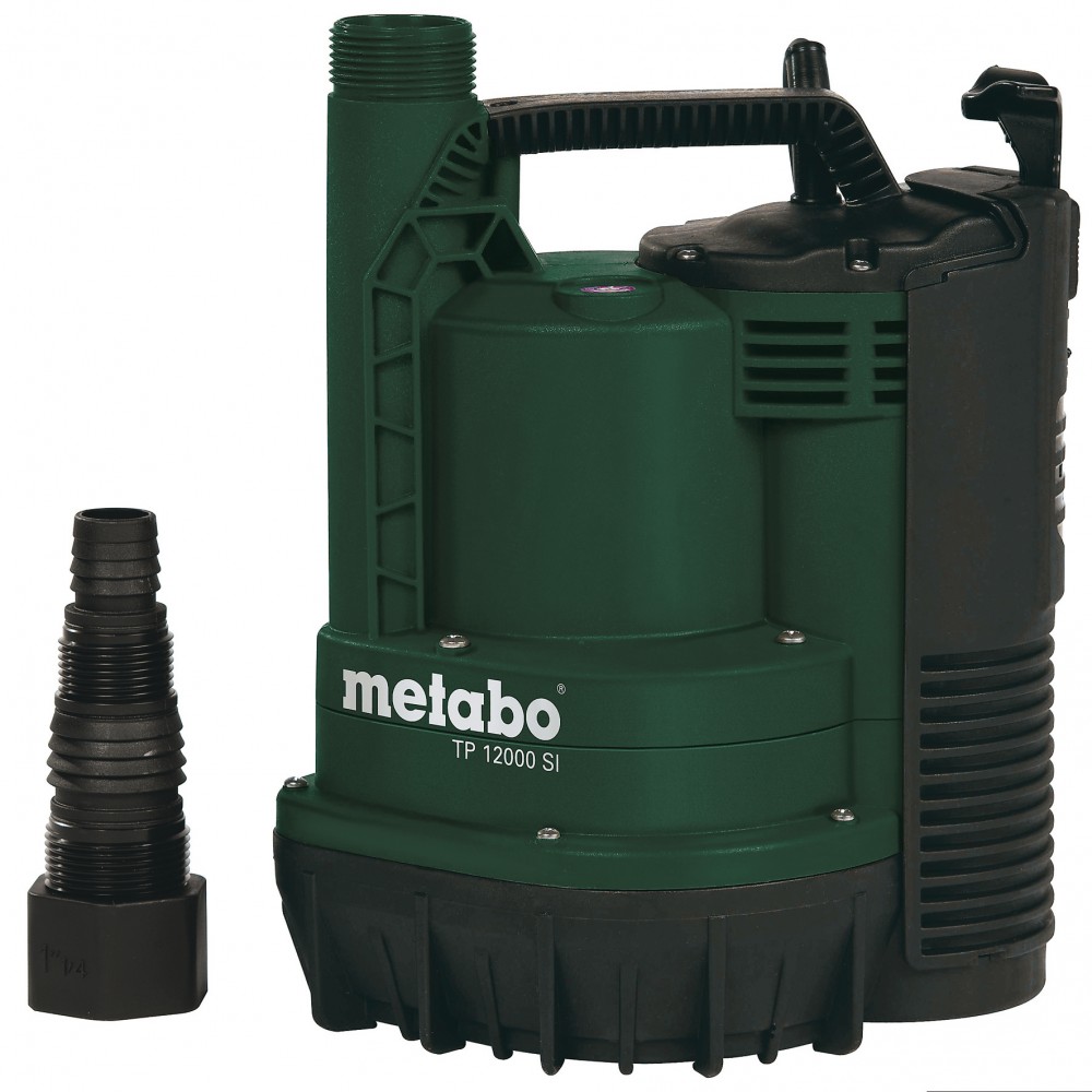 Dompelpomp voor schoon water Metabo TP 12000 SI, vermogen 600 W, debiet 11.700 l/u, opvoerhoogte 9 m |  |  |