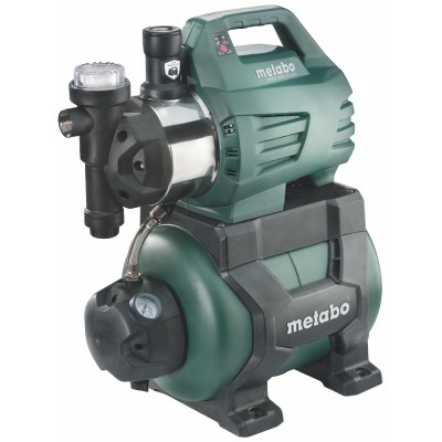 Enkelfasige hydrofoorpomp METABO HWWI 3500/25 INOX, vermogen 1100 W, debiet 3500 l/u, tankinhoud 24 L, opvoerhoogte 45 m - Productenvergelijking