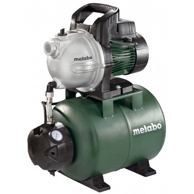 Hydrofoor Metabo HWW 4000/25 G, vermogen 1100 W, debiet 4000 l/u, opvoerhoogte 46 m, tankinhoud 24 L - Productenvergelijking