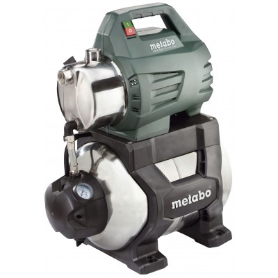 Enkelfasige hydrofoorpomp METABO HWW 4500/25 INOX PLUS, vermogen 1300 W, debiet 4500 l/u, opvoerhoogte 48 m, tankinhoud 24 L - Productenvergelijking