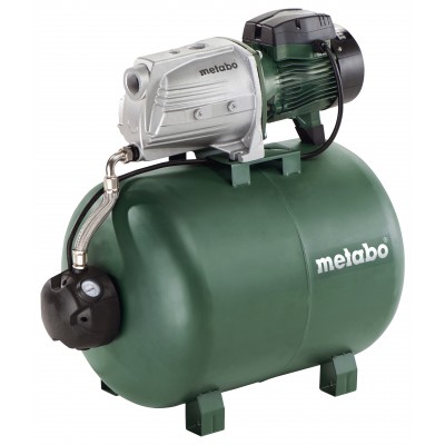Enkelfasige hydrofoorpomp METABO HWW 9000/100 G, vermogen 1800 W, debiet 9000 l/u, opvoerhoogte 51 m, tankinhoud 100 L - Productenvergelijking
