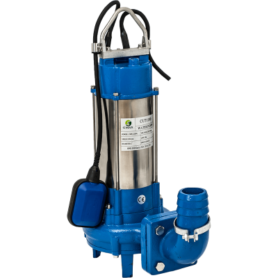Dompeldrainagepomp voor afvalwater met snijmechanisme Gmax Cut met externe vlotter – debiet 21 m³/u, vermogen 1,5 kW, opvoerhoogte 23 m - Productenvergelijking