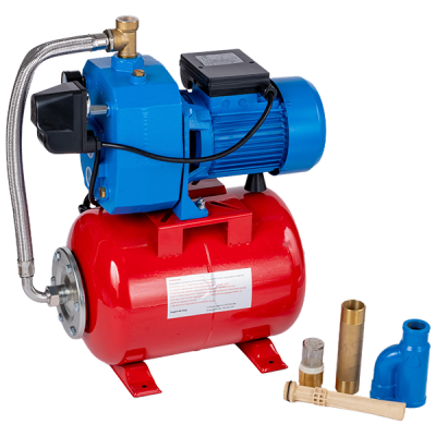 Injector-hydrofoorpomp Gmax AUTOJET DP – debiet 1,8 m³/u, vermogen 1,1 kW, opvoerhoogte 80 m - Productenvergelijking