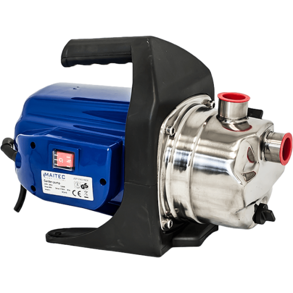 Zelfaanzuigende pomp Gmax JGP – debiet 3,8 m³/u, vermogen 1,2 kW, opvoerhoogte 48 m |  |  |