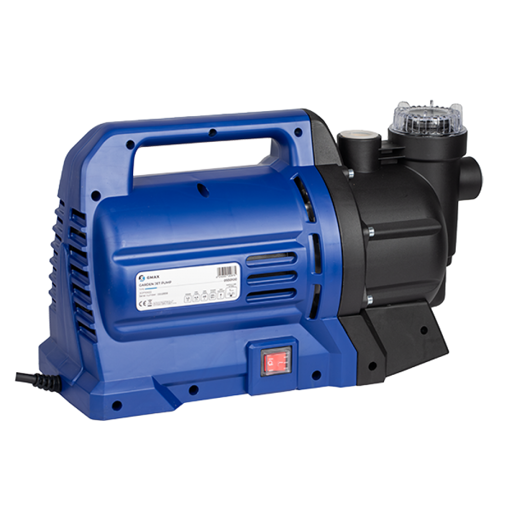 Zelfaanzuigende pomp Gmax JGP met ingebouwd filter – debiet 4,2 m³/u, vermogen 1,1 kW, opvoerhoogte 45 m |  |  |