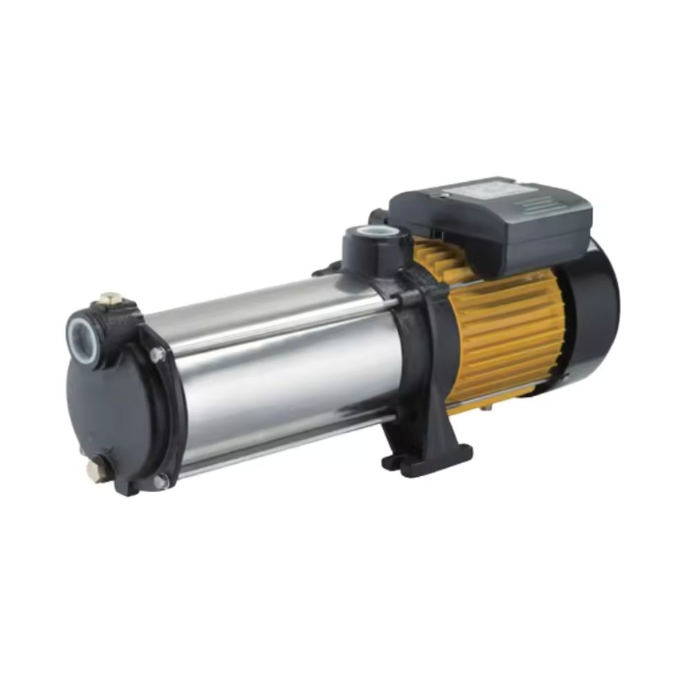 Waterpomp tuin Electromash HMC-10SC 220/380V, meertrapspomp, vermogen 2,2 kW, opvoerhoogte 110 m, debiet 5400 l/u, geschikt voor putten en andere toepassingen |  |  |