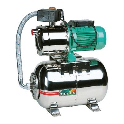 Hydrofoorpomp Speroni Marina CAM 95/25X 25L – vermogen 1100 W, opvoerhoogte 44 m, debiet 70 l/min, roestvrij staal - Productenvergelijking