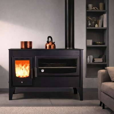 Hout fornuis Balkan Energy ATS ΜΑSΙΝΑ VERGINA, 10.2kW - Hout fornuis