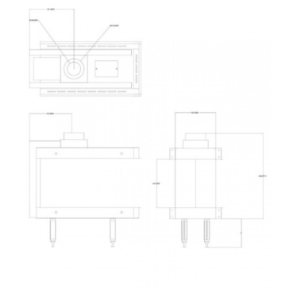 Gashaard Balkan Energy GAS 3SIDE 70, 5.8kW - 7.8kW | Gashaarden | Haarden |