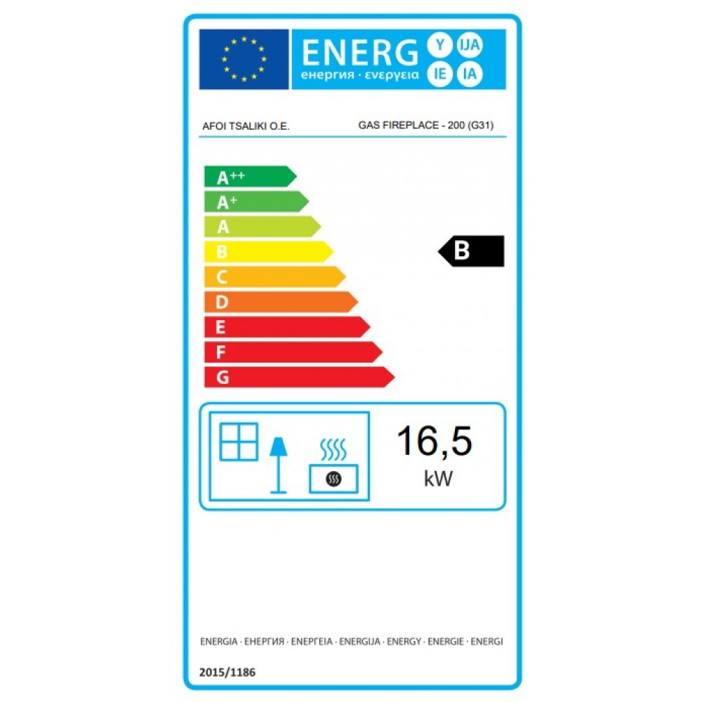 Gashaard Balkan Energy GAS CORNER 200, 17kW | Gashaarden | Haarden |