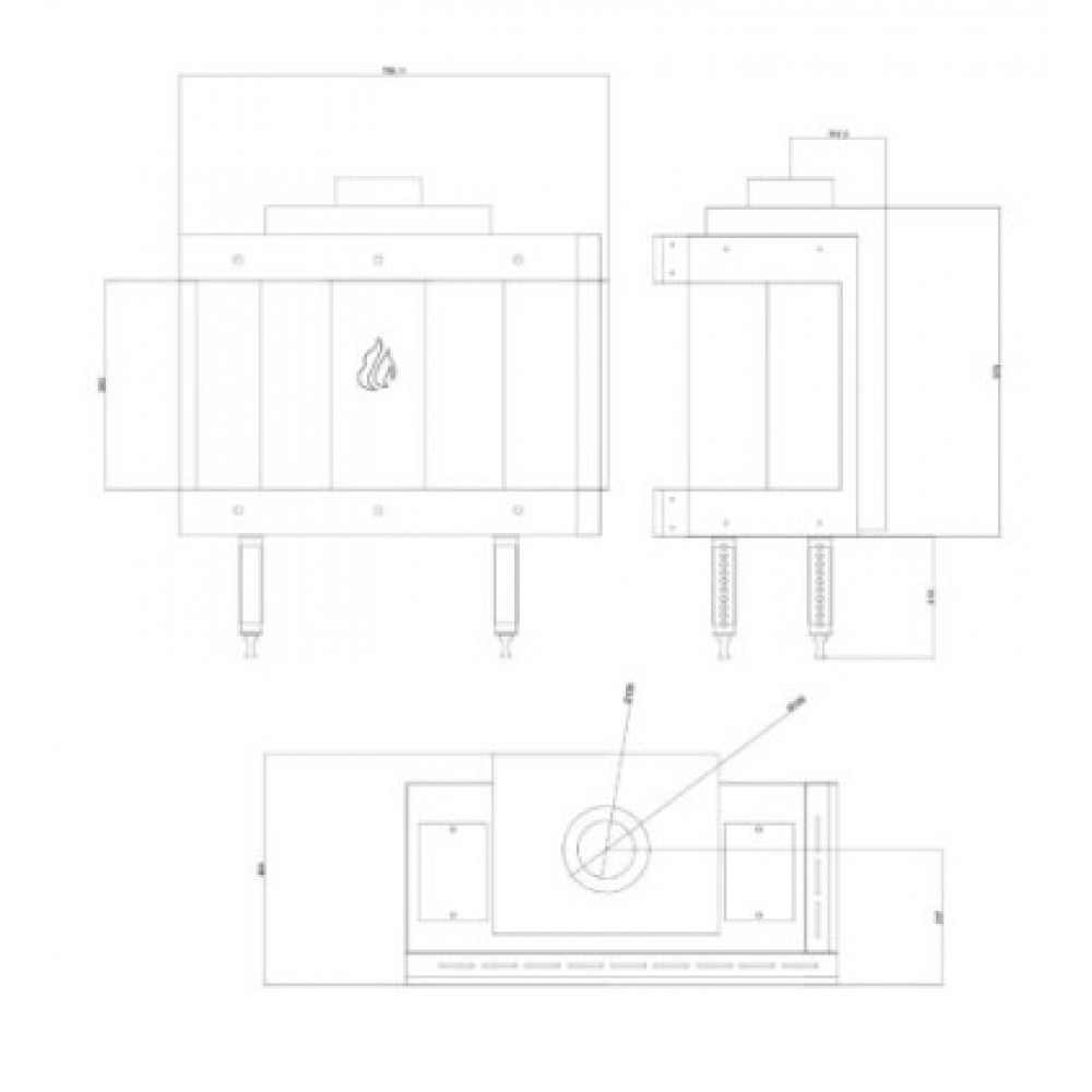 Gashaard Balkan Energy GAS CORNER 70, 7.8kW | Gashaarden | Haarden |