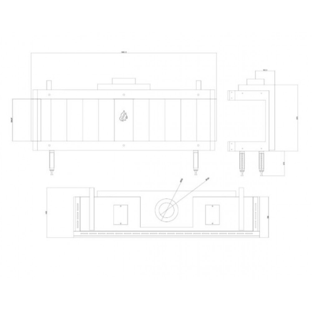 Gashaard Balkan Energy GAS PANORAMA 150, 13kW | Gashaarden | Haarden |