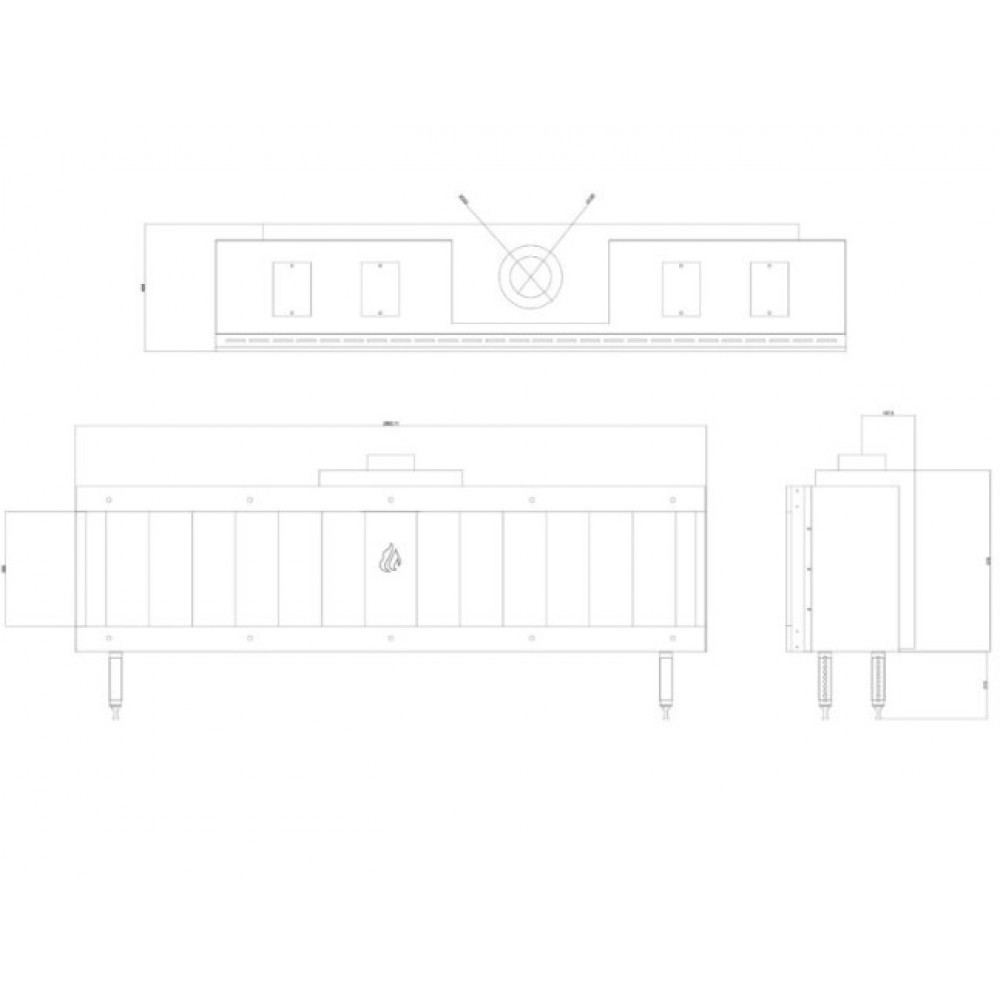 Gashaard Balkan Energy GAS STRAIGHT 200, 17kW | Gashaarden | Haarden |