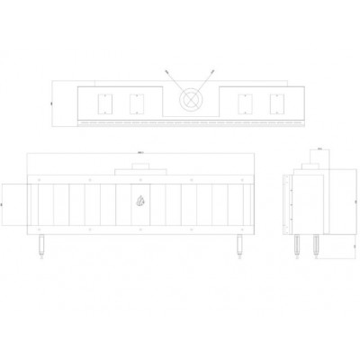 Gashaard Balkan Energy GAS STRAIGHT 200, 17kW - Haarden