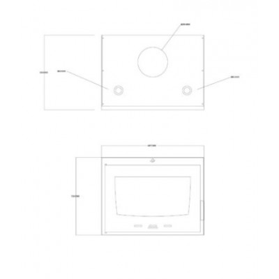 CV inbouwhaard Balkan Energy ATS INSERT HYDRO 700, 14.5kW - Haarden